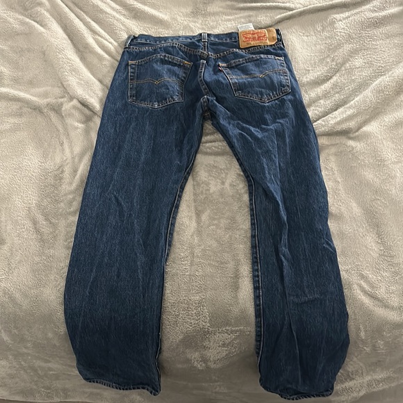 Levi’s 501 Waist 32 Length 32 dark blue - Picture 2 of 3